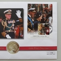 2002 The Queen's Golden Jubilee Silver 50p Pence Coin Cover - Guinea First Day Cover