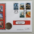 2003 Traditional Pub Signs 1 Dollar Coin Cover - Westminster Collection First Day Covers UK
