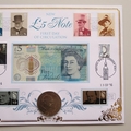 2016 New 5 Pounds Note Coin Cover - Banknote First Day Cover Benham