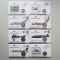 2006 - 2010 History of the Royal Air Force Coin Cover Collection - 39 RAF First Day Covers Set