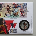 2021 Wonder Woman DC Collection Silver Plated Medal Cover - UK Royal Mail First Day Covers