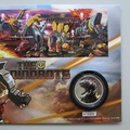 2022 Transformers The Dinobots Silver Plated Medal Cover - UK Royal Mail First Day Covers