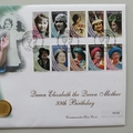 1999 The Queen Mother 99th Birthday 22ct Gold Coin Cover - Guernsey First Day Covers