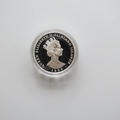 1996 70th Birthday Queen Elizabeth II Silver Proof 50p Pence Coin - Falkland Islands
