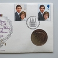 1981 Prince of Wales and Diana Wedding Crown Coin Cover - Mercury UK First Day Cover