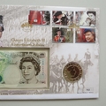 2003 Coronation Jubilee 5 Pounds Banknote Coin Cover - UK First Day Cover