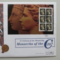 2000 Monarchs of the 20th Century 22ct Full Gold Sovereign Coin Cover - UK First Day Cover