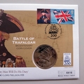 2004 Battle of Trafalgar Bicentenary Crown Coin Cover - UK First Day PNC Cover