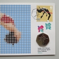 Field Athletics London 2012 Olympics Sports 50p Pence Coin Cover  - Royal Mail