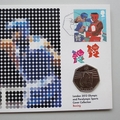 Boxing London 2012 Olympics Sports 50p Pence Coin Cover  - Royal Mail