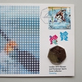 Canoeing London 2012 Olympics Sports 50p Pence Coin Cover  - Royal Mail