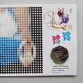 Gymnastics London 2012 Olympics Sports 50p Pence Coin Cover  - Royal Mail