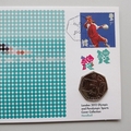 Handball London 2012 Olympics Sports 50p Pence Coin Cover  - Royal Mail