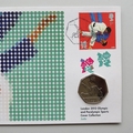 Judo London 2012 Olympics Sports 50p Pence Coin Cover  - Royal Mail