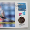 Rowing London 2012 Olympics Sports 50p Pence Coin Cover  - Royal Mail