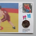 Wrestling London 2012 Olympics Sports 50p Pence Coin Cover  - Royal Mail