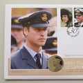 2012 Duke of Cambridge 13th Birthday Silver 5 Pounds Coin Cover - Jersey PNC First Day Cover