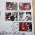 1992 Accession to Throne 40th Anniversary 2 Pounds Coin Cover - First Day Cover
