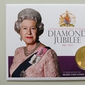 2012 The Queen's Diamond Jubilee Silver Proof 5 Pounds Coin Cover - UK PNC First Day Cover