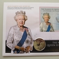 2013 The Naming of Queen Elizabeth Land Silver 2 Pounds Coin Cover - BAT PNC First Day Cover