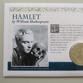 2014 Hamlet by William Shakespeare Silver Proof 5 Pounds Coin Cover - Jersey PNC First Day Cover