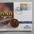 1999 Millennium 2000 5 Dollars Coin Cover - Australia PNC First Day Covers
