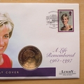 1998 Diana A Life Remembered 5 Pounds Coin Cover - First Day Cover