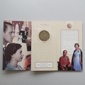 1997 Golden Wedding Commemorative 5 Pounds Crown Coin - UK Royal Mint Coins