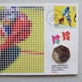 Cycling London 2012 Olympics Sports 50p Pence Coin Cover  - Royal Mail