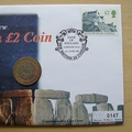 1998 The New British Two Pounds Coin Cover - First Day Cover Mercury