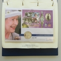 2002 The Queen's Golden Jubilee Coin Cover Collection - 15 PNC First Day Covers