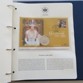 2002 Queen Elizabeth II Golden Jubilee Coin Cover Collection - 13 PNC First Day Coin Covers