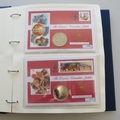2003 The Queen's Coronation Jubilee Coin Cover Collection - 29 PNC First Day Covers