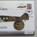 2008 History of the Royal Air Force Avro Anson 1 Dollar Coin Cover - UK PNC First Day Covers