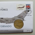 2008 History of the Royal Air Force Panavia Tornado 1 Dollar Coin Cover - UK PNC First Day Covers