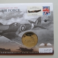 2008 Royal Air Force 90th Anniversary 5 Pounds Coin Cover - UK PNC First Day Covers