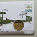 2008 History of the Royal Air Force Vickers Vimy Crown Coin Cover - Gibraltar PNC First Day Covers