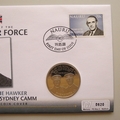 2008 History of the Royal Air Force Sir Sydney Camm 5 Pounds Coin Cover - Nauru PNC First Day Covers