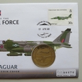 2008 History of the RAF Sepecat Jaguar Crown Coin Cover - Tristan Da Cunha PNC First Day Covers