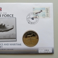 2009 History of the Royal Air Force Patrol Aircraft Crown Coin Cover - Grenada PNC First Day Covers