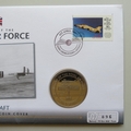 2009 History of the Royal Air Force Training Aircraft Crown Coin Cover - Guyana PNC First Day Covers