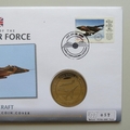 2009 History of the Royal Air Force Offensive Aircraft Crown Coin Cover - Guyana PNC First Day Covers