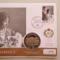 2006 The Queen's 80th Birthday Crown Coin Cover - Christening - PNC First Day Cover
