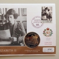 2006 The Queen's 80th Birthday Crown Coin Cover - Radio Broadcast - PNC First Day Cover