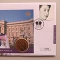 2002 The Queen's Golden Jubilee One Penny Coin Cover - UK PNC First Day Covers