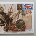 2004 Trafalgar Bicentenary Sir Thomas Hardy Crown Coin Cover - UK PNC First Day Covers