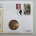 1995 Sherlock Holmes Reigate Squire 1 Crown Coin Cover - First Day Covers by Mercury