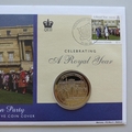 2006 A Royal Year Garden Party Crown Coin Cover - Solomon Islands PNC First Day Covers