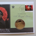 2006 Celebrating A Royal Year Remembrance Day Crown Coin Cover - Solomon Islands FDC's