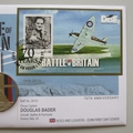 2010 Battle of Britain 70 Years Eric Lock 5 Pounds Coin Cover - BIOT PNC First Day Covers